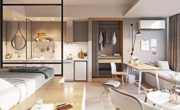 Căn hộ studio có giá thành rẻ hơn